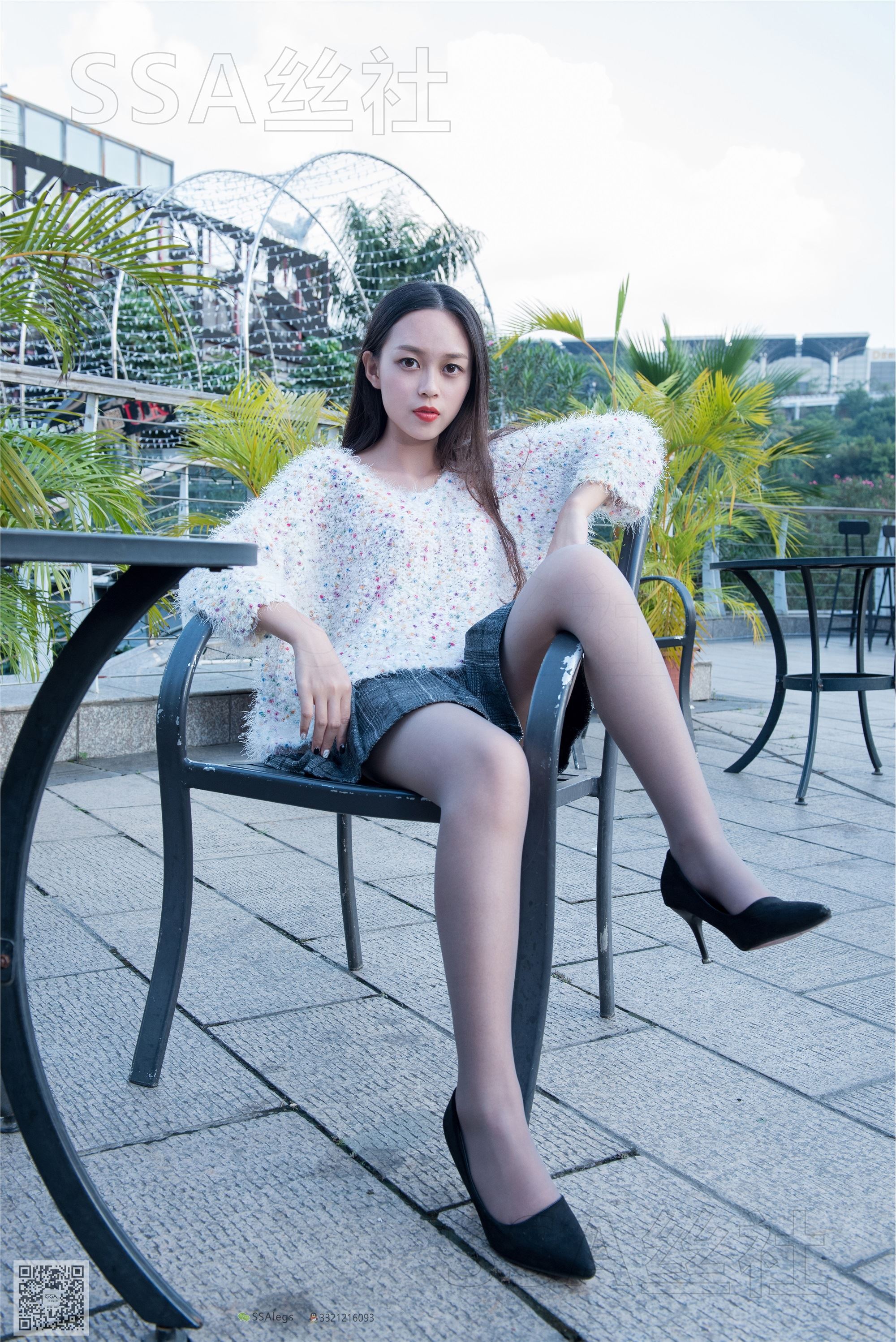 SSA丝社 超清写真 NO.062 西西 美丽冻人街拍